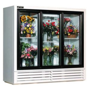 Swinging Door Floral Display Refrigerators