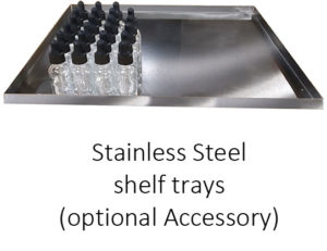 stainless steel shelf trays