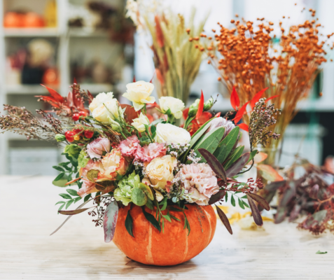 Fall floral arrangements